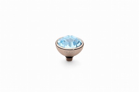 Qudo Rose Gold Topper Bottone 10mm - Aqua Bohemica